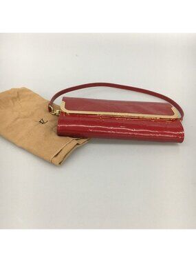 Louis Vuitton Wallet Clutch Red Vernis Ross More MM